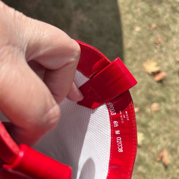 Cherry Red Vintage Fringe Cowboy Boots - Picture 8 of 14